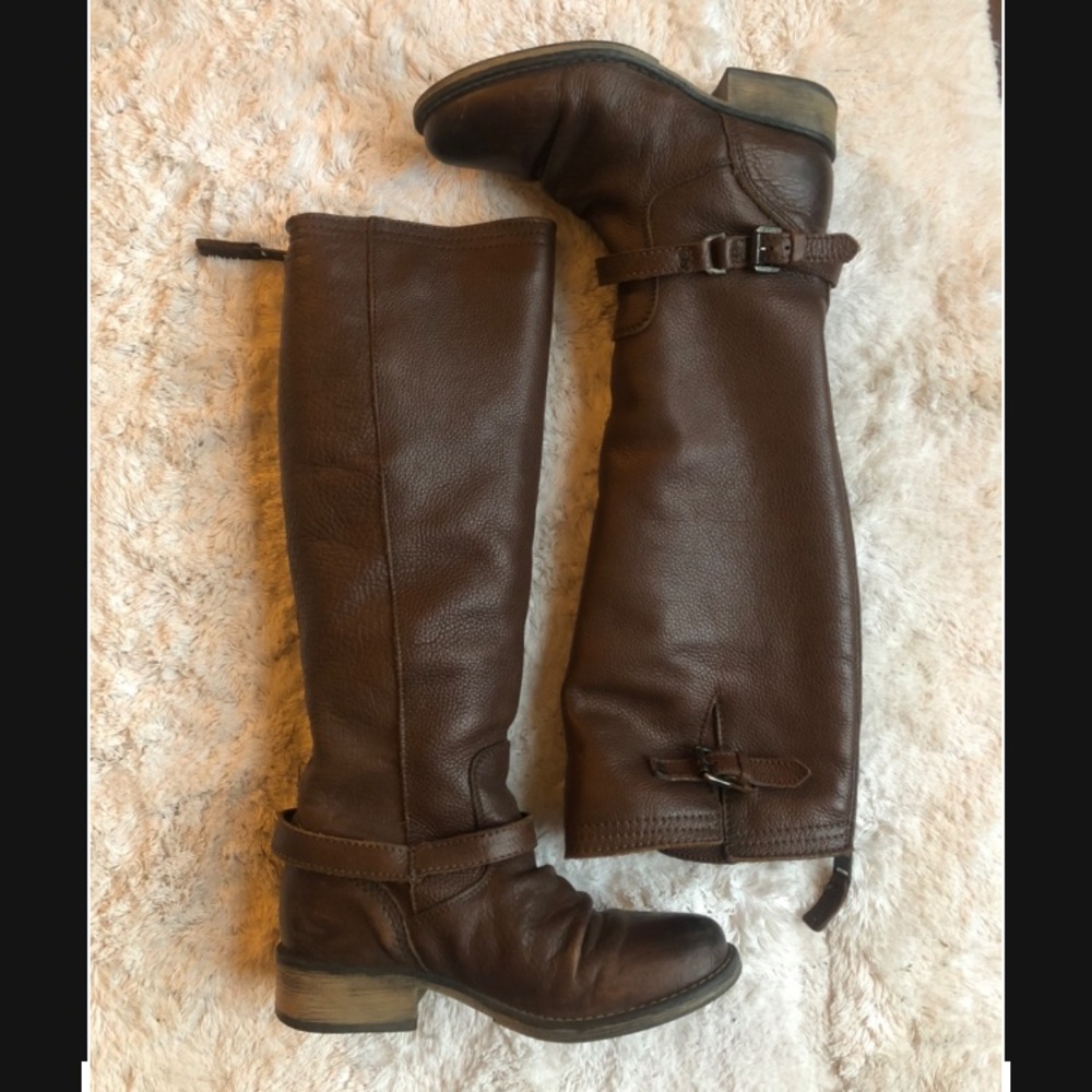 Steve Madden Leather Ravinn Boots Ravinn